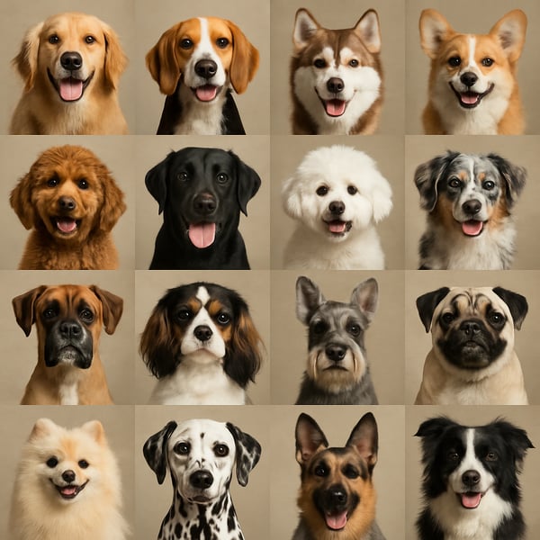 Varieties of dogs-1