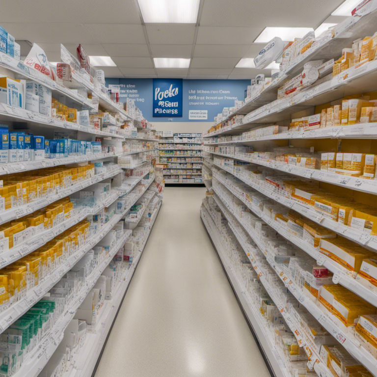 Drug store aisle