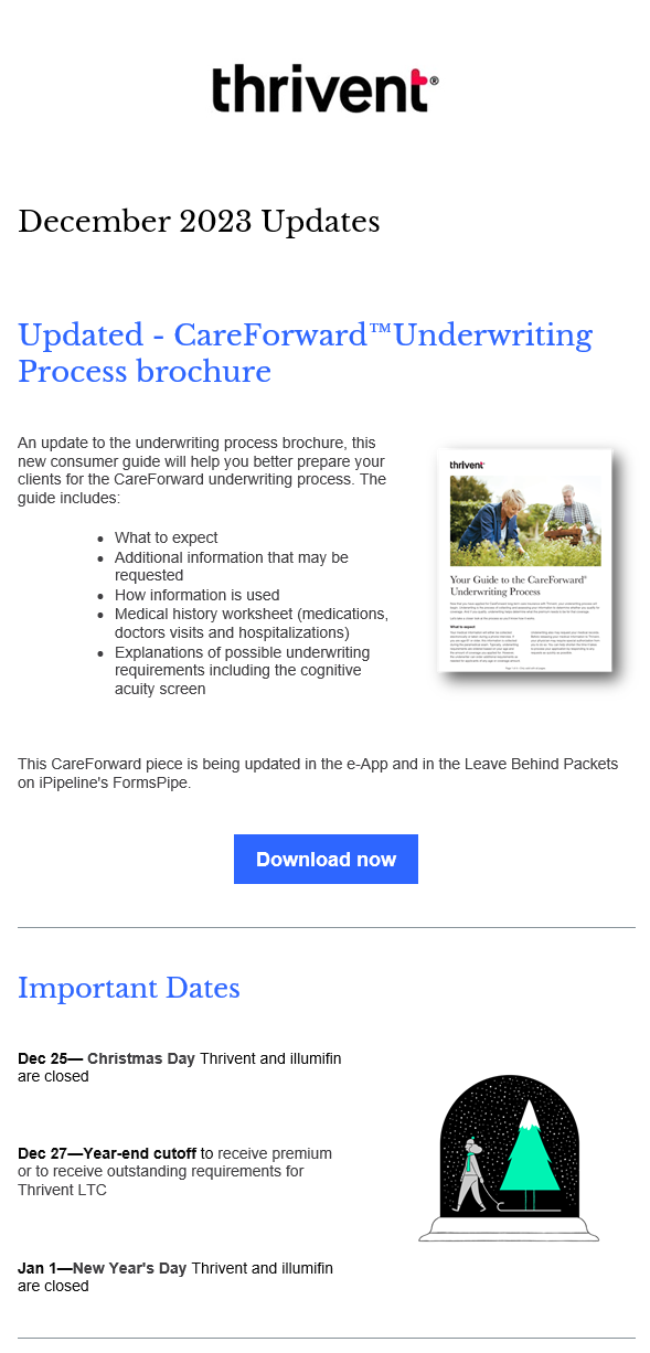 Thrivent CareForward Underwriting Process Brochure