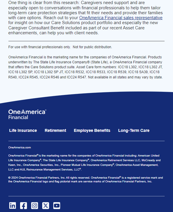 OneAmerica Financial Sales Representative