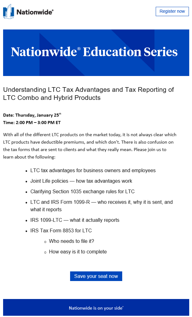 Nationwide Webinar