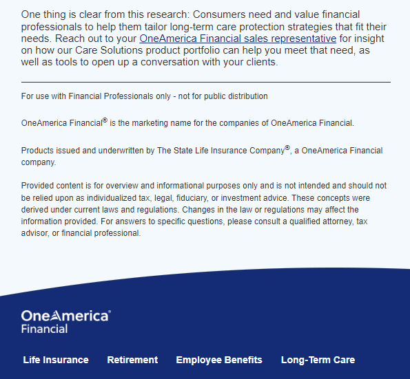 OneAmerica Regional Sales Team