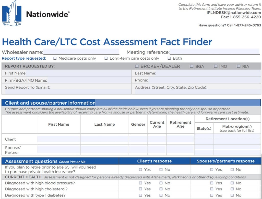 nationwide cost survey